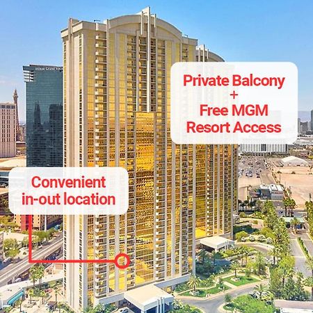 Lady Luck'S Vista - Private Balcony - Full Kitchen - Two Full Baths - Jetted Tub - Full Mgm Grand Resort Access W No Resort Fee At Mgm Signature Las Vegas Ngoại thất bức ảnh